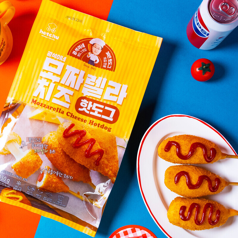 횡성몰,[옥두식품] 광석이네 모짜치즈 핫도그 4개입