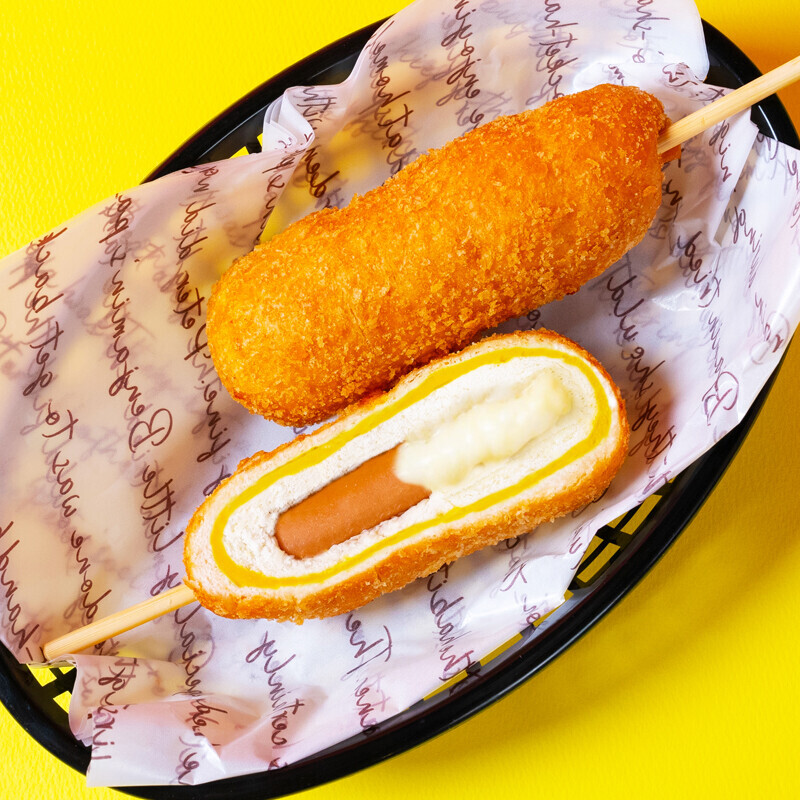 횡성몰,[옥두식품] 광석이네 트위스트 군고구마 핫도그 4개입